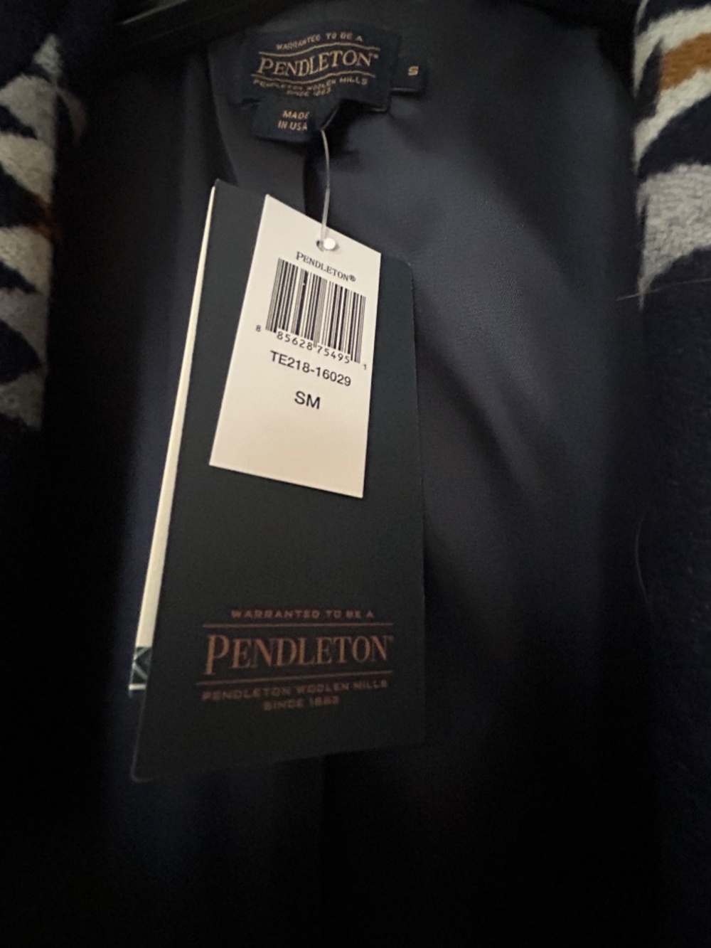 Pendleton Plains Star Wool Coat Jacket NWT Made in USA Size Small - Picture 5 of 9